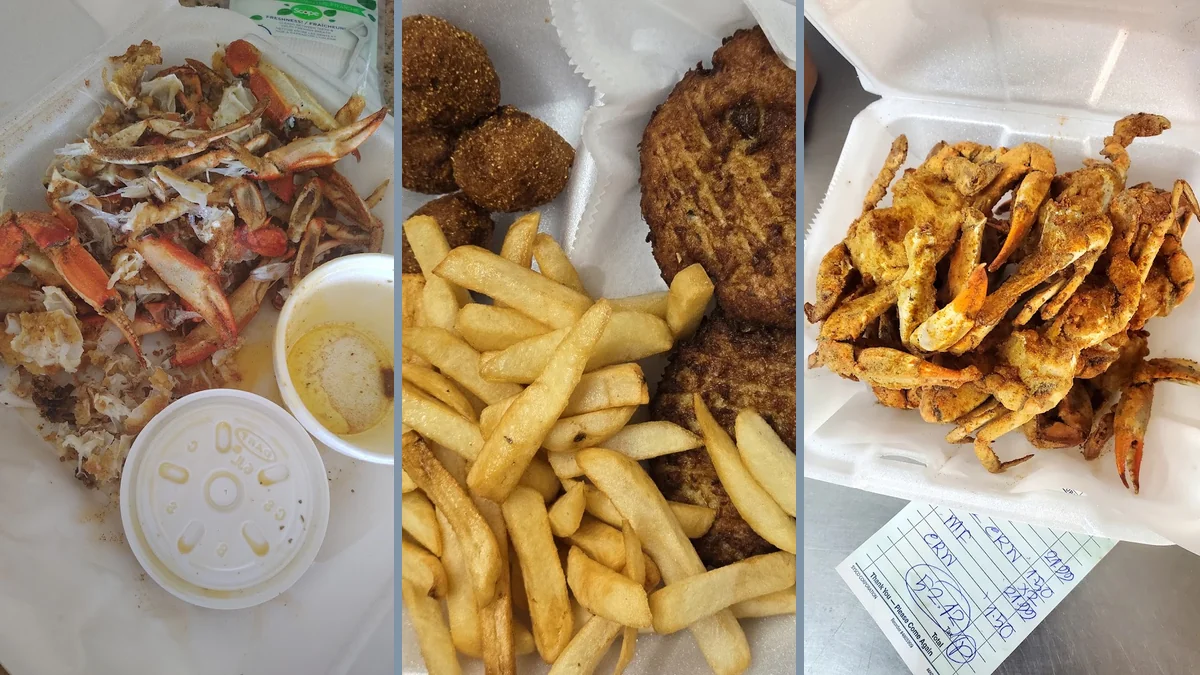 Walk-up seafood counter with simple takeout service.