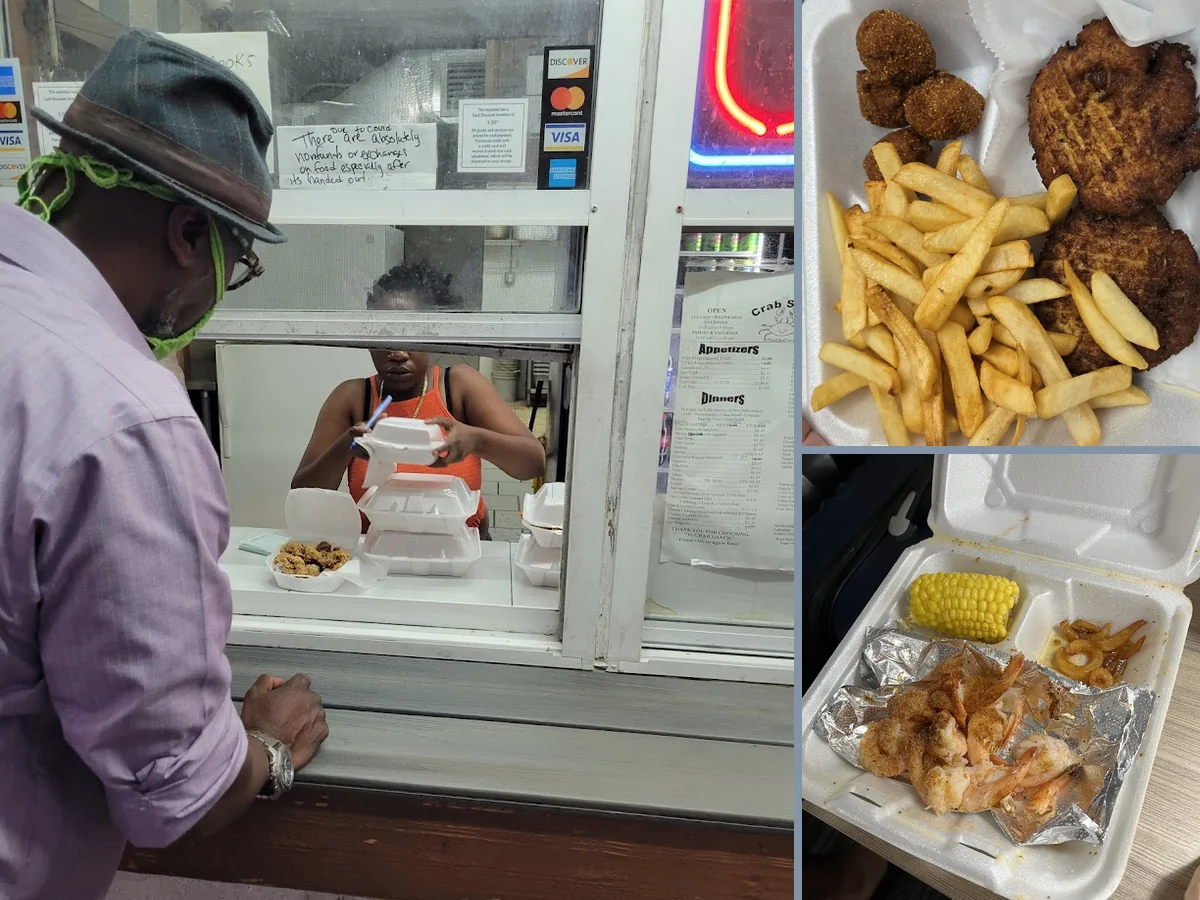 Casual crab house serving fried seafood and sandwiches.
