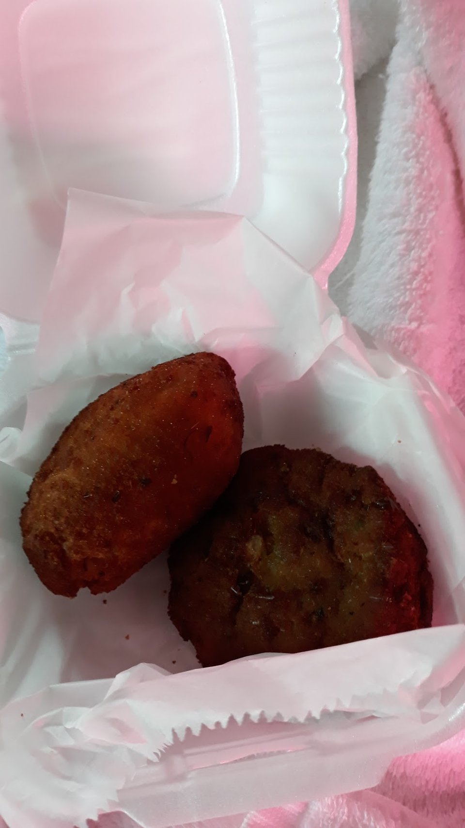 Crab Cake and a Deviled Crab